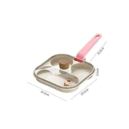 Ultimate Breakfast Chef Frying Pan: Multifunctional 3-in-1 Cookware with Elegant Glass Lid - Premium Aluminum Kitchen Must-Have