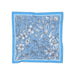 Blue Floral Sheer Scarf - Handcrafted Elegance from USA