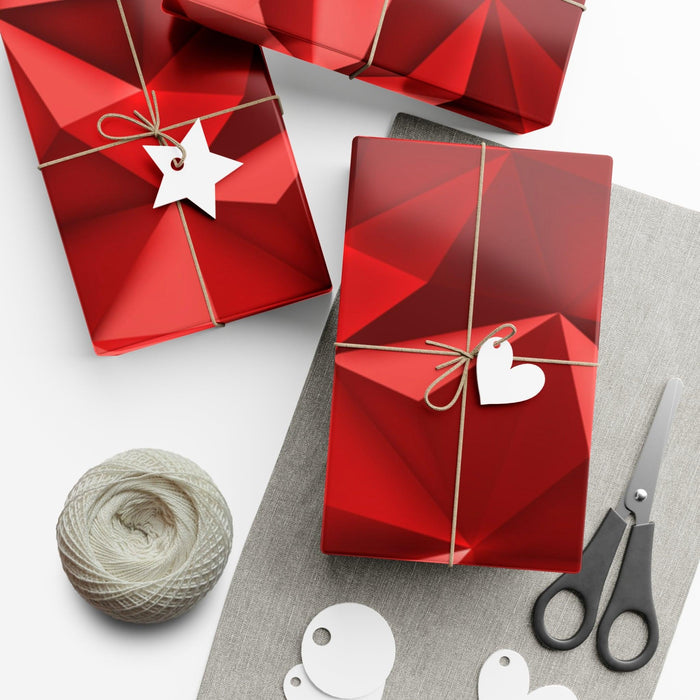 Maison d'Elite Christmas 3D Gift Wrap Paper - Matte & Satin Finishes, USA-Made Printify