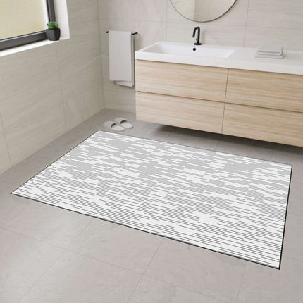 Luxurious Geometric Anti-Slip Area Rug with Executive Design