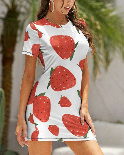 Chic Ivory Short Sleeve Wrap Dress for Women - Ideal for Any Event