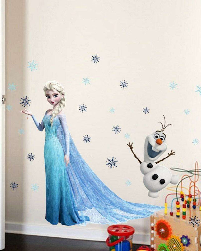 Enchanted Frosted Princess Wall Decals