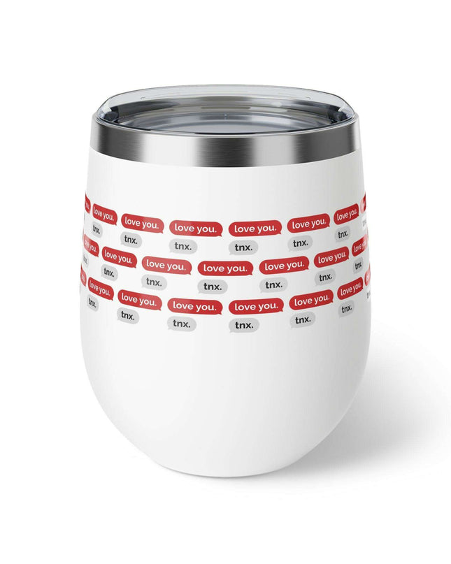 Cupid's Delight 12oz Insulated Stainless Steel Tumbler - Perfect Temperature Control