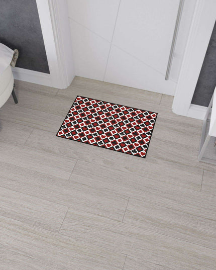 Customizable Elegant Black Border Non-Slip Polyester Area Rug