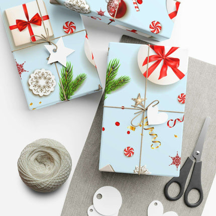 Personalized Elegant Holiday Gift Wrap - Custom Matte & Satin Options