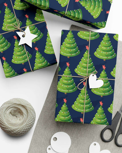 Sophisticated 3D Holiday Gift Wrap Set Crafted in the USA