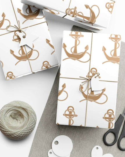 Nautical Elegance: Premium Gift Wrap Collection - Made in the USA