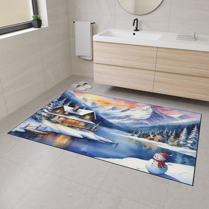 Personalized Heavy Duty Home Decor Floor Mat by Kireiina