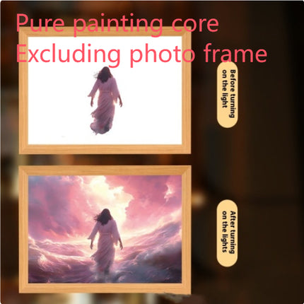 Peekaboo Studio Jesus LED Night Light & Photo Frame - Unique Home Deco