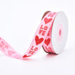 Pink Peach Heart 15CM / Pink Peach Heart / 15cm Wide 10 Yards Roll