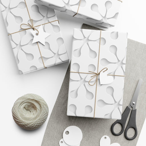 Luxury Customizable 3D Christmas Wrapping Paper Set - Matte & Satin Finishes, Crafted in the USA