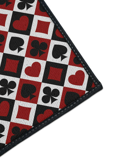 Customizable Elegant Black Border Non-Slip Polyester Area Rug