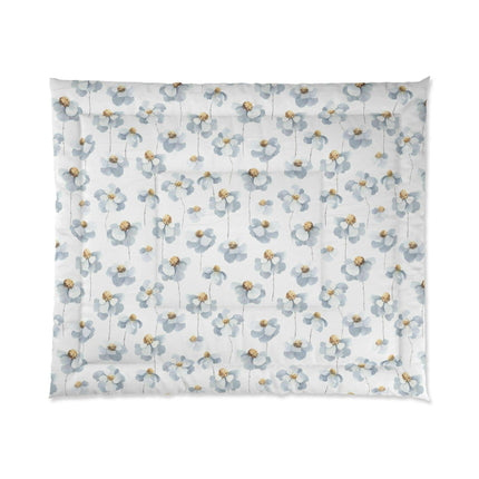 Floral Serenity Cozy Throw - Luxury Snuggle Blanket