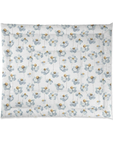 Floral Serenity Cozy Throw - Luxury Snuggle Blanket