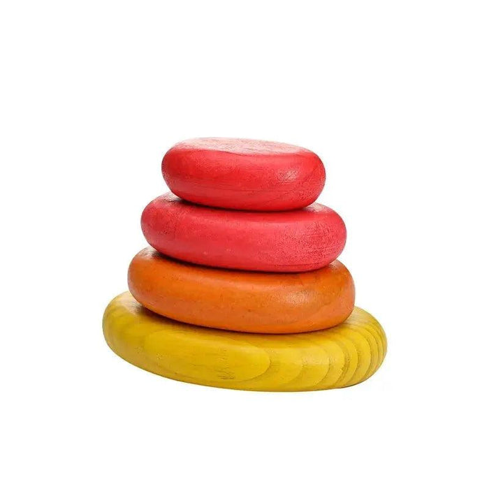 Colorful Wooden Building Blocks Kit for Creative Learning and Logical Development