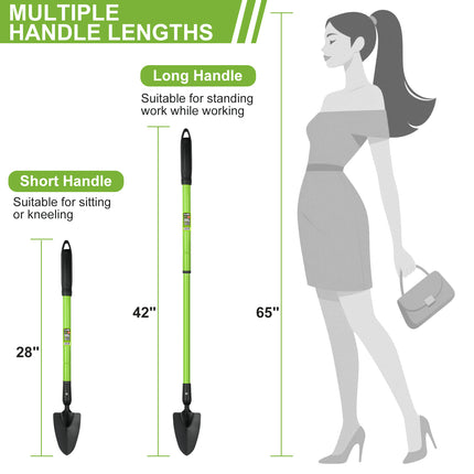 Peekaboo Studio Telescopic Handle Shovel - Compact & Lightweight Desig