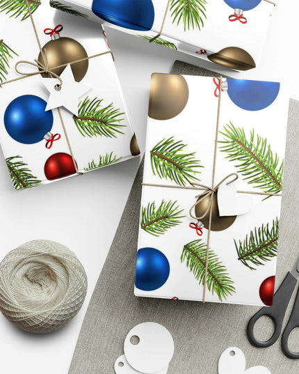 Elegant 3D Holiday Gift Wrapping Paper Set - Premium Quality, USA Crafted