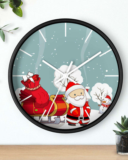 Elegant Artisan Wood Wall Clock with Premium Color Choices for Sophisticated Interiors