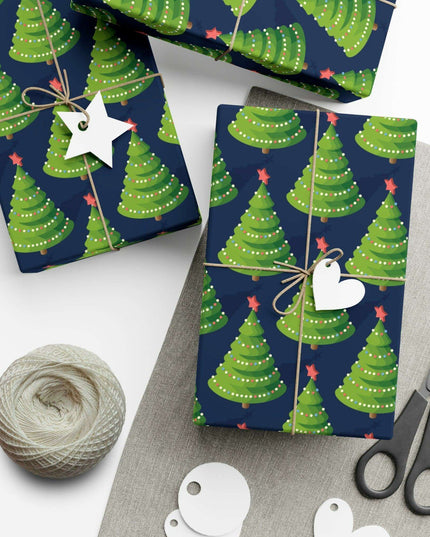 Sophisticated 3D Holiday Gift Wrap Set Crafted in the USA