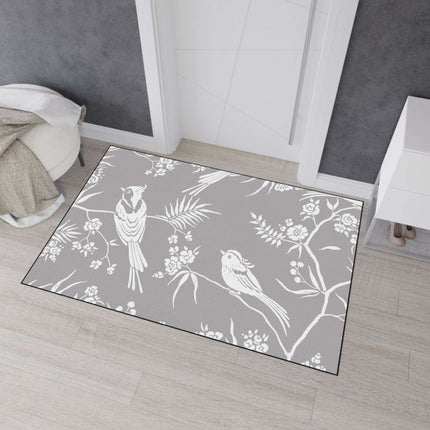 Chic Customizable Nordic Birds Floor Mat for Contemporary Home Styling