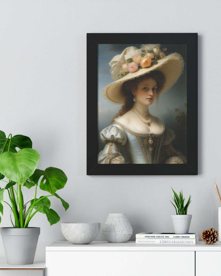 Elegant Femme Fatale: Sustainable Art Print for Stylish Home Interiors