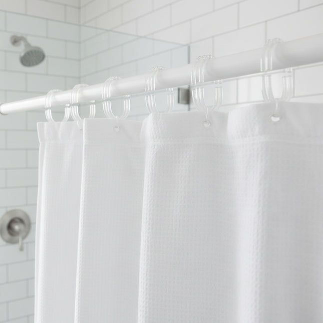 Transparent round C-type shower curtain rod shower curtain curtain wat