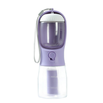 Dog Water Cup Drinking Food Garbage Bag Three-in-one Portable Small Mu