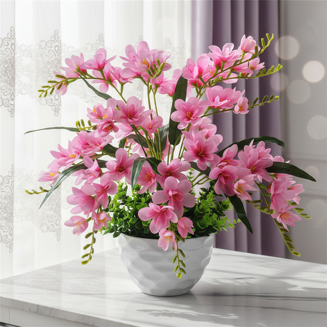 Peekaboo Studio Butterfly Orchid Artificial Flower - Realistic & Decor