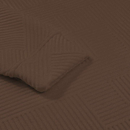 Sophisticated Textured Dark Brown Lounge Set for Effortless Elegance