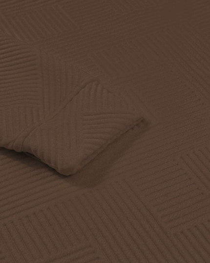 Sophisticated Textured Dark Brown Lounge Set for Effortless Elegance