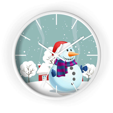 Elegant Wooden Framed Wall Clock - A Perfect Addition to Upscale Decor