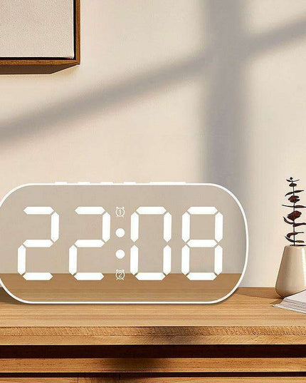 Elegant LED Digital Alarm Clock with Custom Brightness Options and Trendy Color Choices