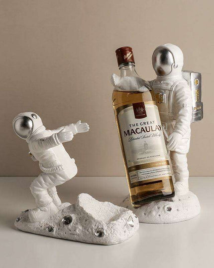 Whimsical Nordic Astronaut Resin Figurine - Unique Space-Themed Home Accent & Gift Idea