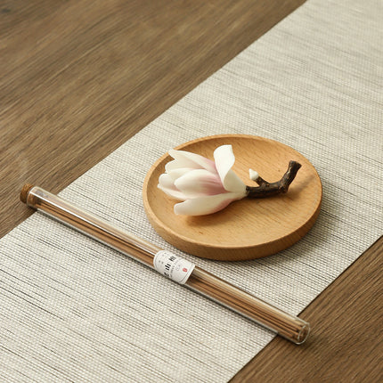 Peekaboo Studio Magnolia Incense Sticks - Handmade Ceramic Flower Desi