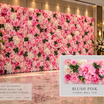 Elegant Floral Wall Art Handmade with Cotton, Silk, and Artificial Blooms - Très Elite