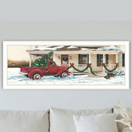 John Rossini Christmas Wall Art Print - Framed, Multicolor Design