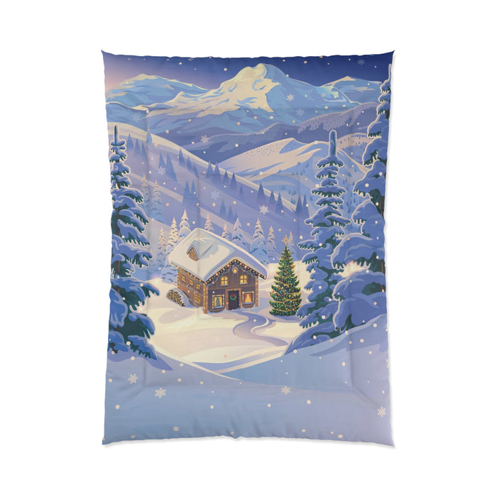 Christmas Comforter with Unique Designs - Cozy 100% Polyester Blanket