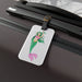 Enchanted Mermaid Travel Tag Set with Personalized Leather Strap