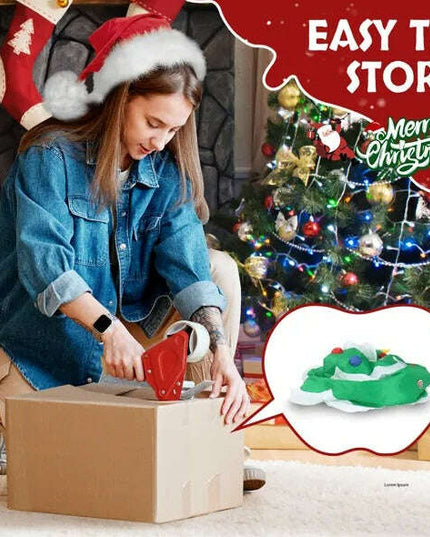 6.9 FT Lighted Christmas Inflatable Decoration, Inflatable Christmas Tree