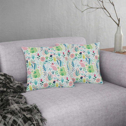 Vibrant Weather-Resistant Floral Garden Cushions - Très Bébé Collection