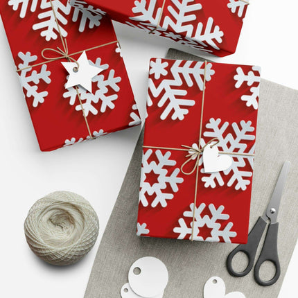 Elegant Customizable 3D Christmas Gift Wrap Set with Matte & Satin Finishes by Maison d'Elite