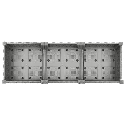 Peekaboo Studio Raised Bed 120x Polypropylene - Durable, Weather-Resis