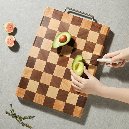 Rectangular Mango Acacia Wood Chopping Board 37x26cm For Kitchen Use