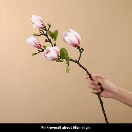 Peekaboo Studio Magnolia Artificial Flower Decoration - Realistic & Du