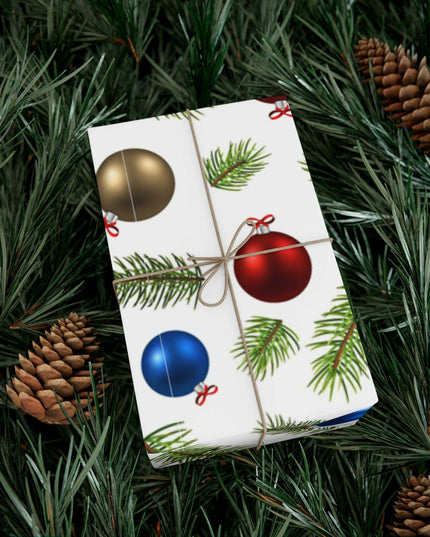 Elegant 3D Holiday Gift Wrapping Paper Set - Premium Quality, USA Crafted