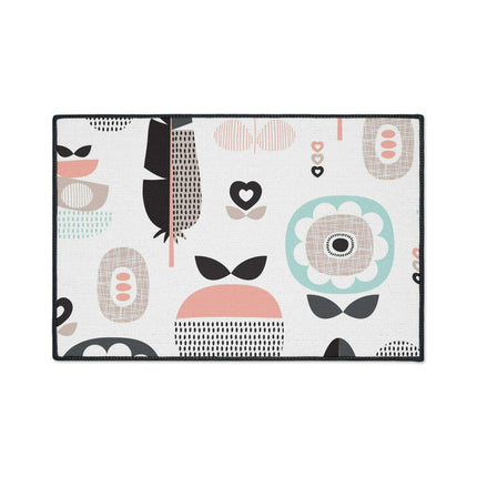 Chic Scandinavian Vintage Area Rug: Modern Floor Mat for Stylish Interiors