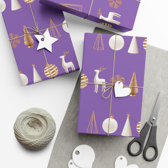 Elegant 3D Chess Gift Wrapping Collection: Premium Matte and Satin Options