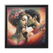 Romantic Whispers - Valentine Matte Canvas Art Piece