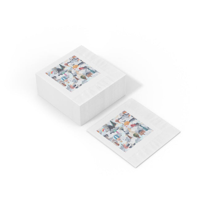 Elegant White Coined Napkins: Enhance Your Events with Timeless Sophistication