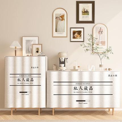 Punch-free Cabinet Shade Curtain Kitchen Door Curtain